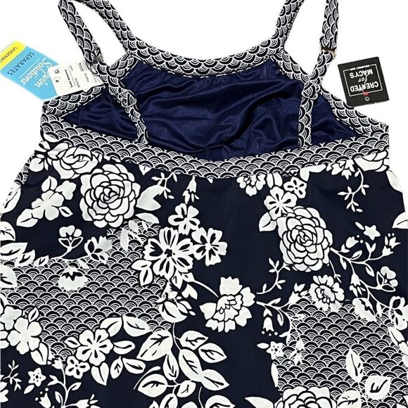 Swim Solutions Tankini Underwire Swim Top - Picture 6 of 7